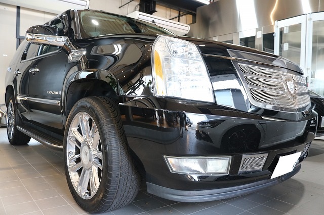 キャデラックエスカレード セラミックコーティング 施工完了 - トータルカービューティIIC キャデラックエスカレード セラミックコーティング 施工完了