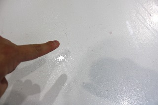 ステラモデルY カーコーティング 鉄粉除去1