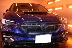 スバルレヴォーグ カーコーティング 遠赤ブース