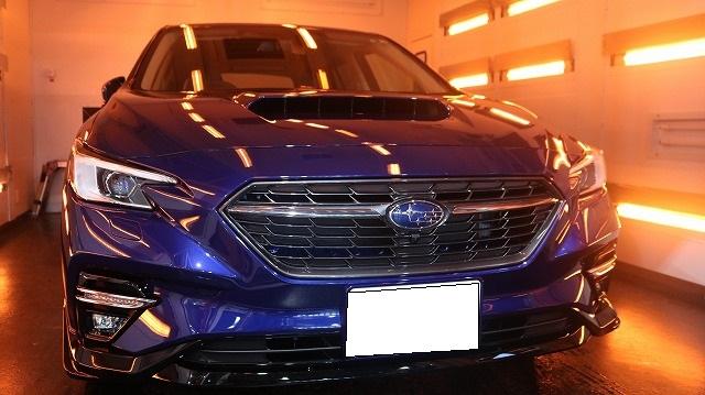 スバルレヴォーグ カーコーティング 遠赤ブース