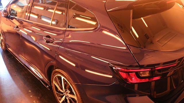 スバルレヴォーグ カーコーティング 遠赤ブース2