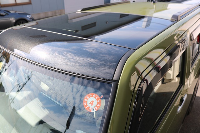 ダイハツ タフト セラミックプロ9H2層 コーティング画像 完了