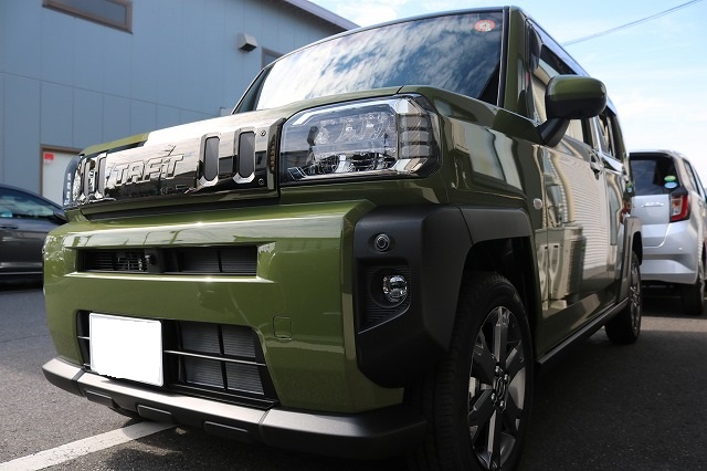 ダイハツ タフト セラミックプロ9H2層 コーティング画像 完了2