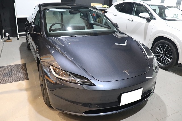 テスラ モデル3 カーコーティング 施工完了