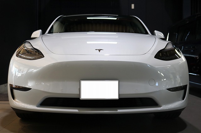 テスラモデルY カーコーティング施工 完成写真2