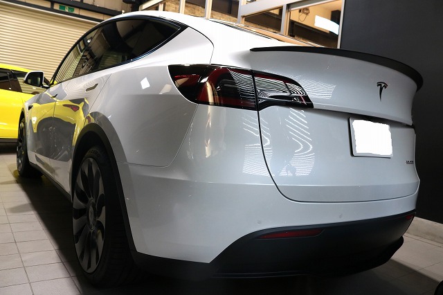 テスラモデルY カーコーティング施工 完成写真3