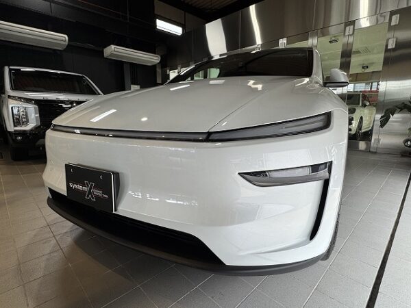 テスラモデルY ジュニパーにカーコーティング 施工完了