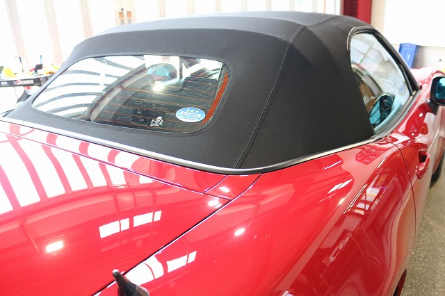 フィアット アバルト124スパイダー 幌コーティング1