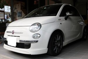 フィアット500 カーコーティング 施工完了