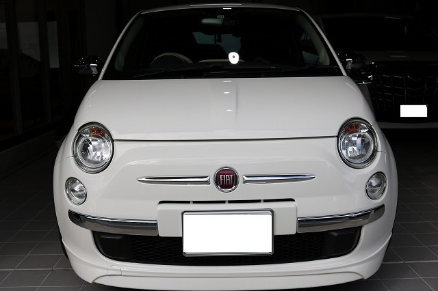 フィアット500 カーコーティング 施工完了4 - トータルカービューティIIC