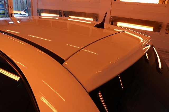 フィアット500 カーコーティング 遠赤ブース2 - トータルカービューティIIC フィアット500 カーコーティング 遠赤ブース2