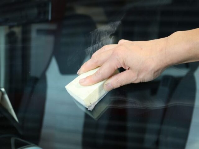 フィアットDucato カーコーティング 施工中2