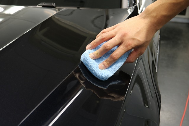 フォルクスワーゲンアルテオン カーコーティング施工中1 - トータルカービューティIIC フォルクスワーゲンアルテオン カーコーティング施工中1