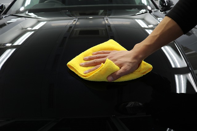 フォルクスワーゲンアルテオン カーコーティング施工中2 - トータルカービューティIIC フォルクスワーゲンアルテオン カーコーティング施工中2