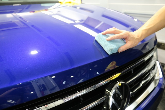 フォルクスワーゲンティグアン カーコーティング 施工中