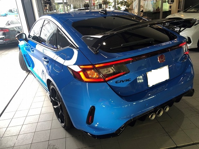 ホンダ シビックタイプR ガラスコーティング 施工完了2