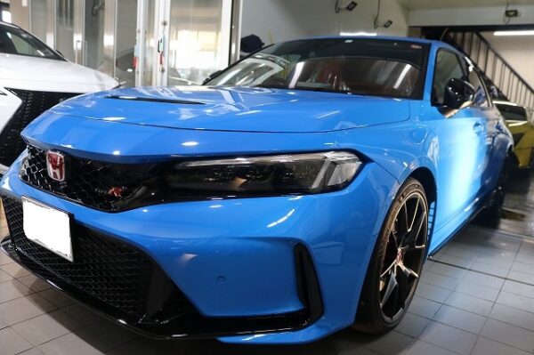 ホンダ シビックタイプR ガラスコーティング 施工完了4