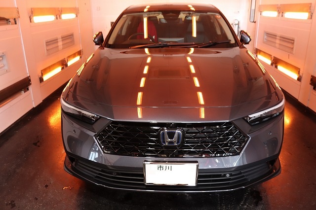 ホンダアコード カーコーティング 遠赤ブース