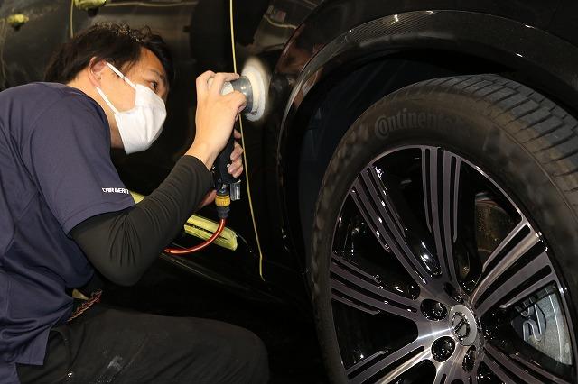 ボルボXC90 カーコーティング 下地処理