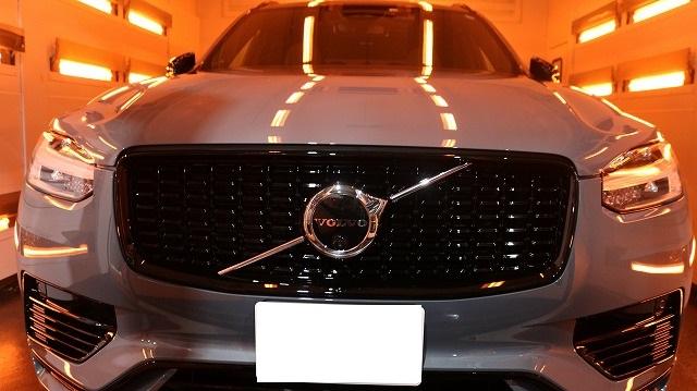 ボルボXC90 カーコーティング 遠赤ブース