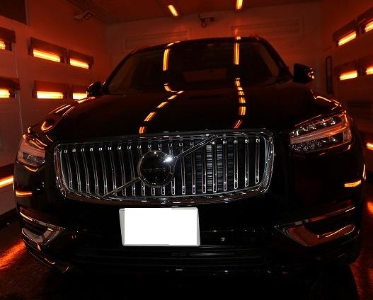 ボルボXC90 カーコーティング 遠赤ブース