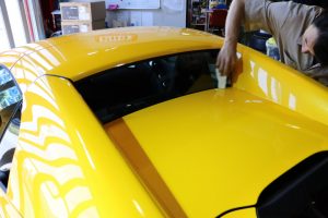 マクラーレン650S コーティング 施工中2