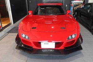 マツダ RX-7 カーコーティング 施工完了2
