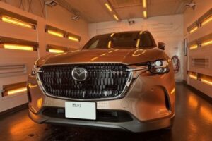 マツダCX-80 カーコーティング 遠赤ブース