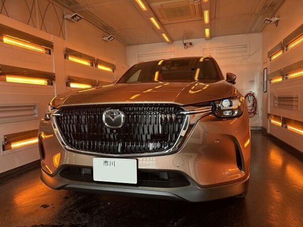 マツダCX-80 カーコーティング 遠赤ブース