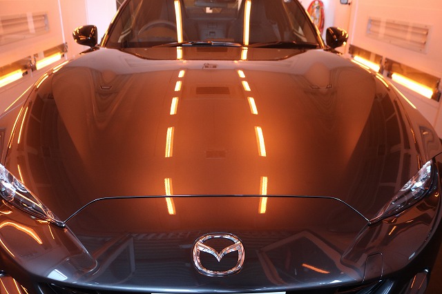 マツダロードスター ファインラボヒールプラスコーティング 遠赤ブース