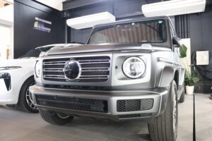 メルセデスベンツG350 プロテクションフィルム 施工完了1