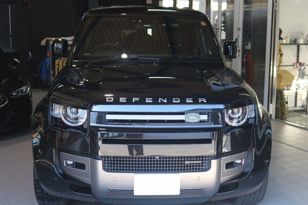 ランドローバー ディフェンダー プロテクションフィルム 施工完了