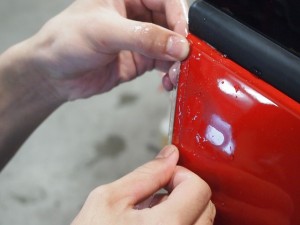 ルノー ルーテシアRS ドアエッジガード 施工4