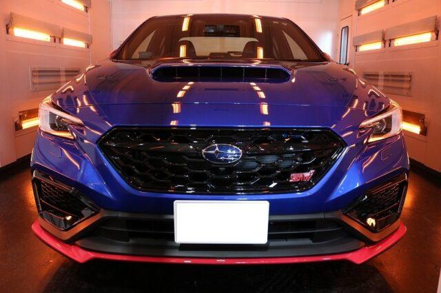 千葉県浦安市 スバルWRX カーコーティング 遠赤ブース