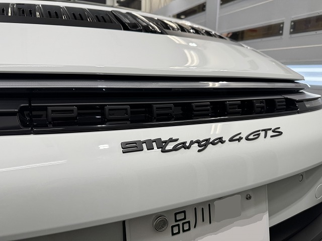 ポルシェ 911タルガ4 GTS　市川市　セラミックコーティング施工後　完成写真
