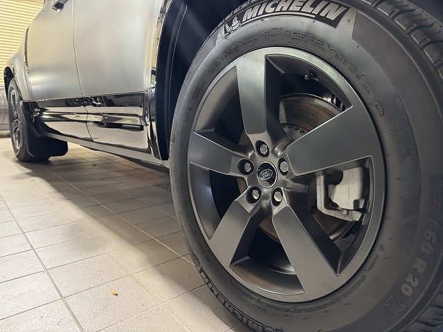 ランドローバー　ディフェンダー　木更津市　マット専用セラミックコーティング施工後　完成写真