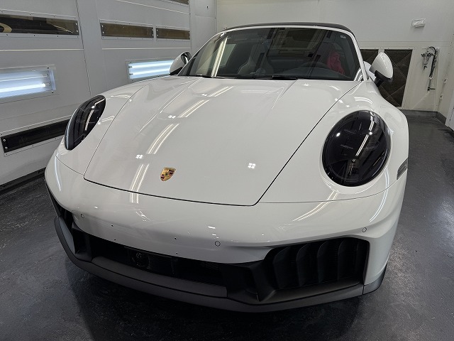 ポルシェ 911タルガ4 GTS　市川市　セラミックコーティング施工後　完成写真