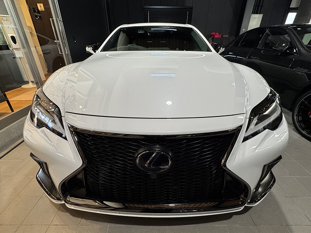 レクサス LS500h　土浦市　セラミックコーティング施工後　完成写真