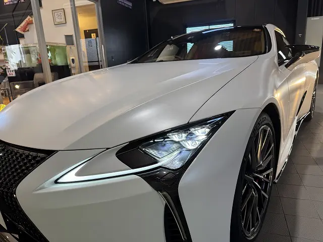レクサス LC500にプロテクションフィルム 東京都葛飾区よりご来店
