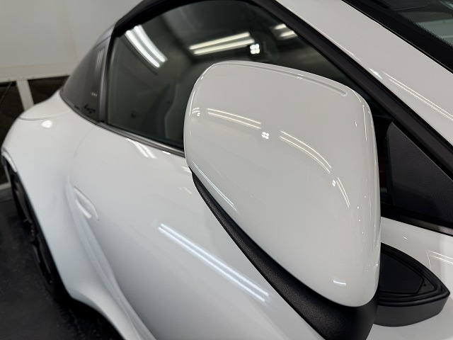 ポルシェ 911タルガ4 GTS　市川市　セラミックコーティング施工後　完成写真