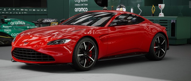 赤のアストンマーティンV8Vantage カーコーティング 公式引用 - トータルカービューティIIC 赤のアストンマーティンV8Vantage カーコーティング 公式引用