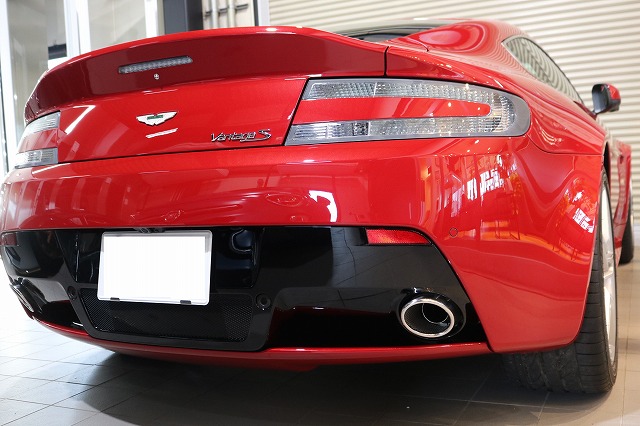 赤のアストンマーティンV8Vantage カーコーティング 施工完了1 - トータルカービューティIIC 赤のアストンマーティンV8Vantage カーコーティング 施工完了1