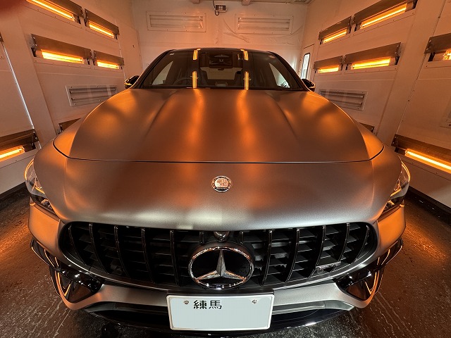 メルセデスベンツCLA45　新宿区　遠赤外線熱乾燥中