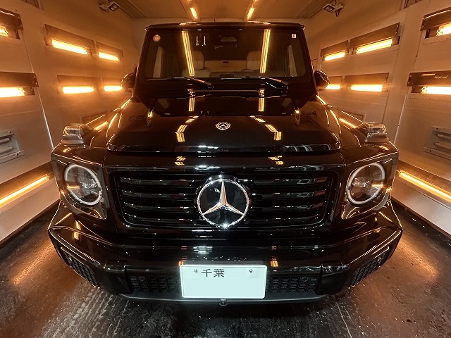 メルセデスベンツ G450ｄ　千葉市　遠赤外線熱乾燥中