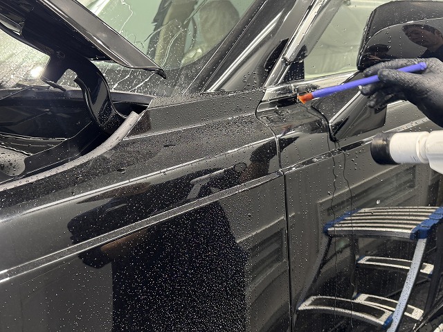 トヨタ センチュリー　三郷市　洗車の様子