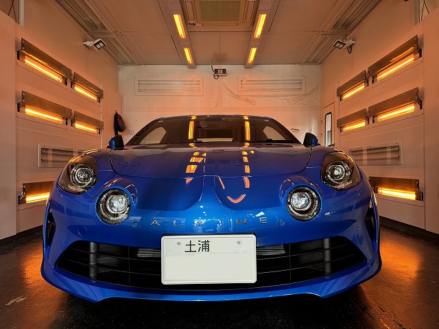 011 - トータルカービューティIIC BMWアルピナ A110土浦市 遠赤外線熱乾燥の様子