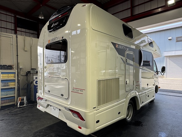 012 - トータルカービューティIIC キャンピングカー ANEXリバティ52SP カムロード 川崎市 コーティング施工後 完成写真