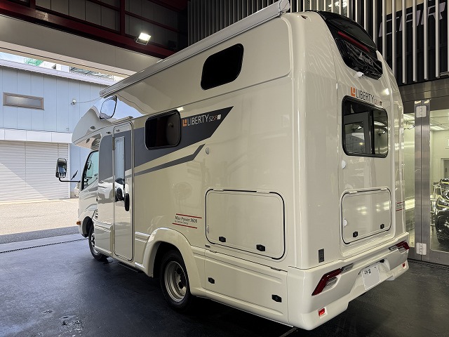 014 1 - トータルカービューティIIC キャンピングカー ANEXリバティ52SP カムロード 川崎市 コーティング施工後 完成写真