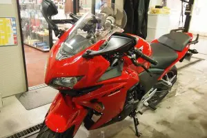 ホンダCBR400にバイクコーティング