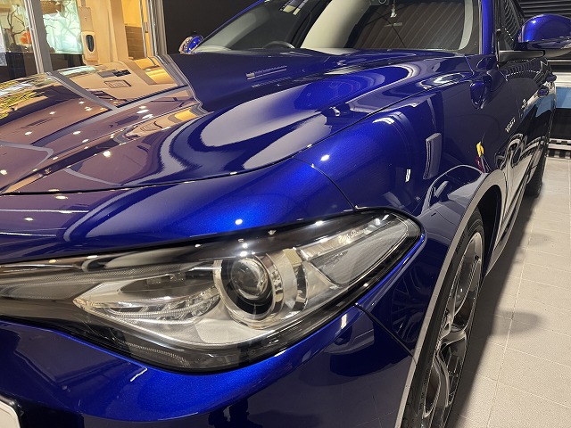 024 - トータルカービューティIIC アルファロメオ ジュリア 目黒区 セラミックコーティング施工後 完成写真